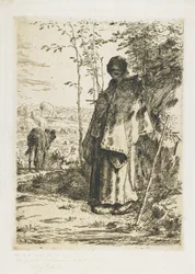 The Shepherdess Knitting, 1862